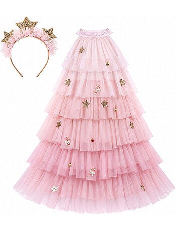 Great pretenders | déguisement enfant robe de princesse de noël avec serre tête