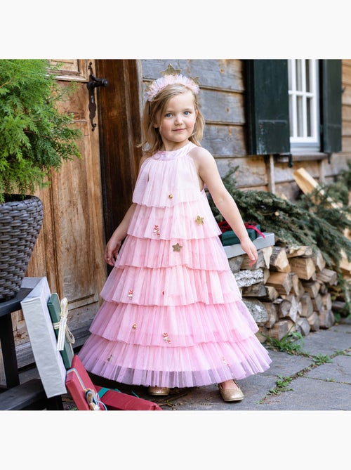 Great pretenders | déguisement enfant robe de princesse de noël avec serre tête - Kiabi