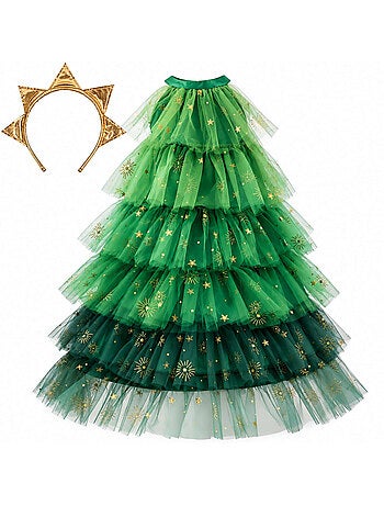 Great pretenders | déguisement enfant robe de princesse de noël avec serre tête