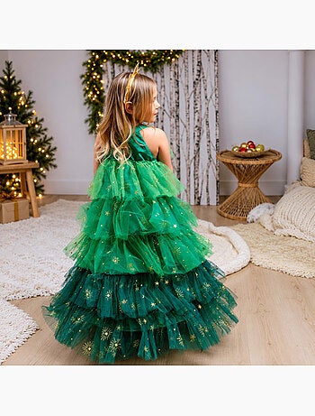Great pretenders | déguisement enfant robe de princesse de noël avec serre tête