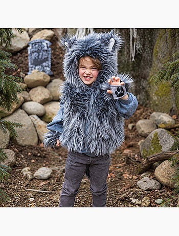 Great pretenders | déguisement enfant veste loup toute douce avec gants