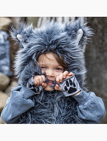 Great pretenders | déguisement enfant veste loup toute douce avec gants