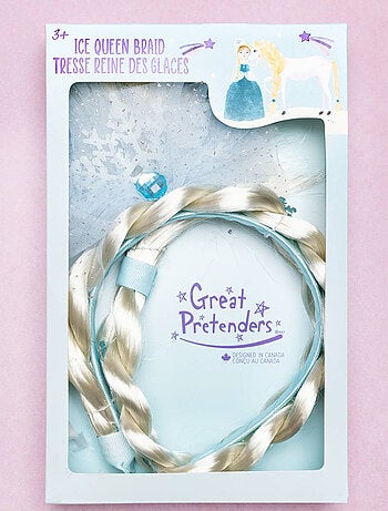 Great pretenders | déguisement serre-tête de la reine de glace avec tresse