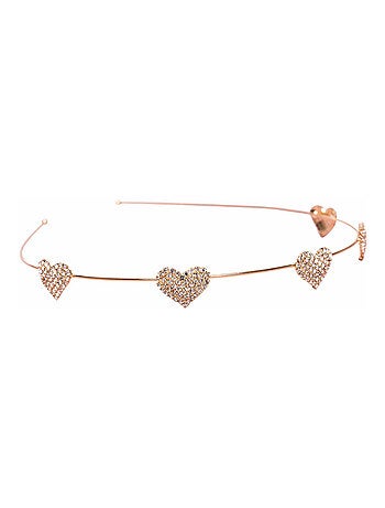 Great pretenders | diadème serre-tête enfant coeurs strass