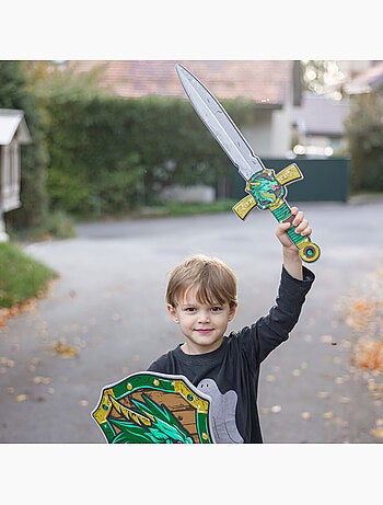 Great pretenders | epée de chevalier dragon vert en mousse