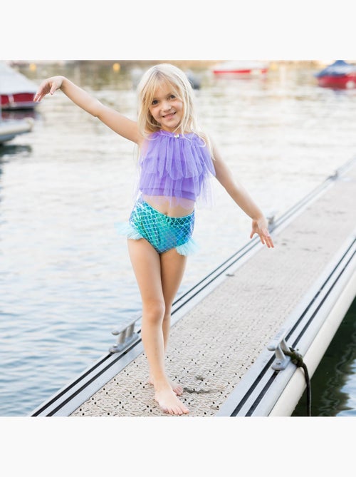 Great pretenders | maillot de bain 2 pièces fille sirène uv upf 50+ - Kiabi