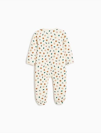 Grenouillère de noël en maille interlock, mo fashion