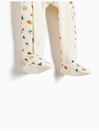 Grenouillère de noël en maille interlock, mo fashion