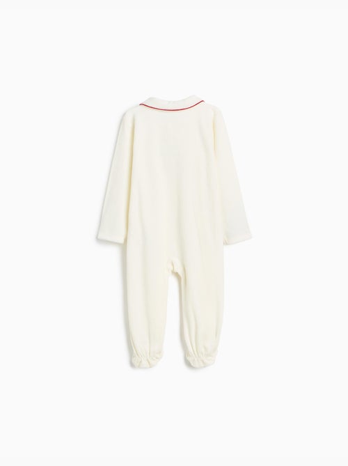 Grenouillère de noël en velours, mo fashion - Kiabi