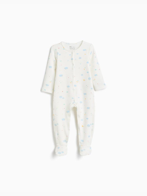 Grenouillère en molleton gratté, mo fashion - Kiabi
