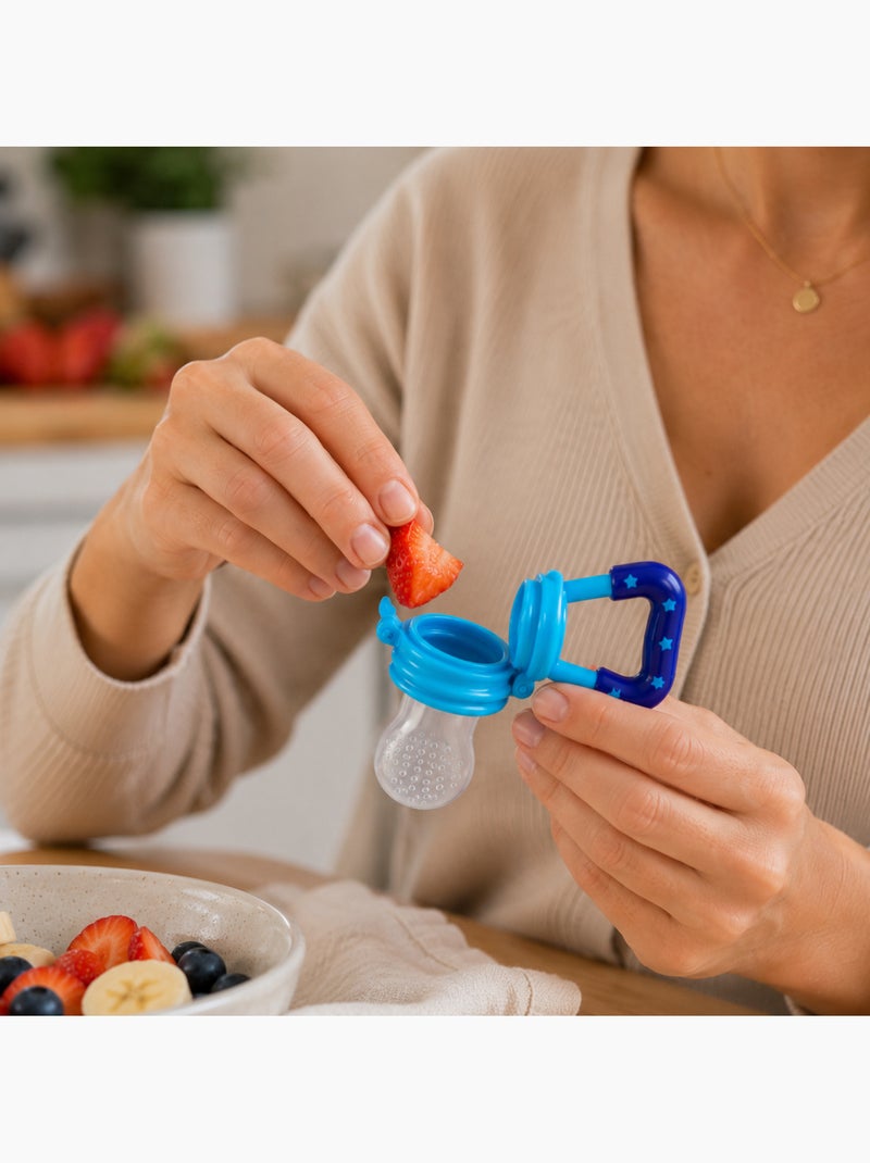 Grignoteuse évolutive en silicone Bleu - Kiabi