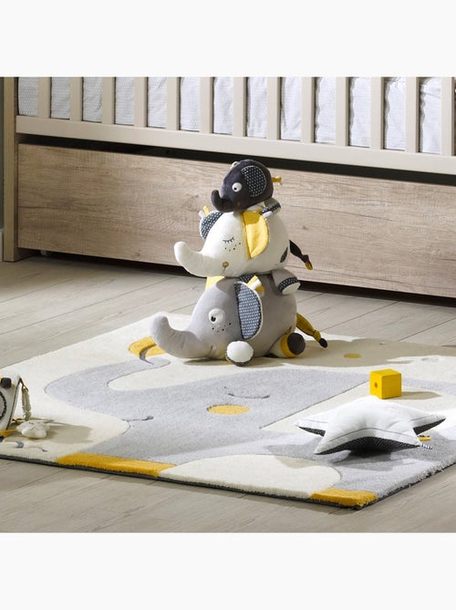 Grijs acryl vloerkleed voor in de slaapkamer - Kiabi Grijs acryl vloerkleed voor in de slaapkamer - Kiabi