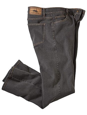 Zwarte stretch regular jeans - ATLAS FOR MEN
