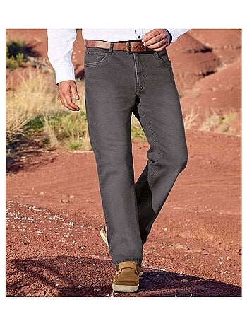 Zwarte stretch regular jeans - ATLAS FOR MEN
