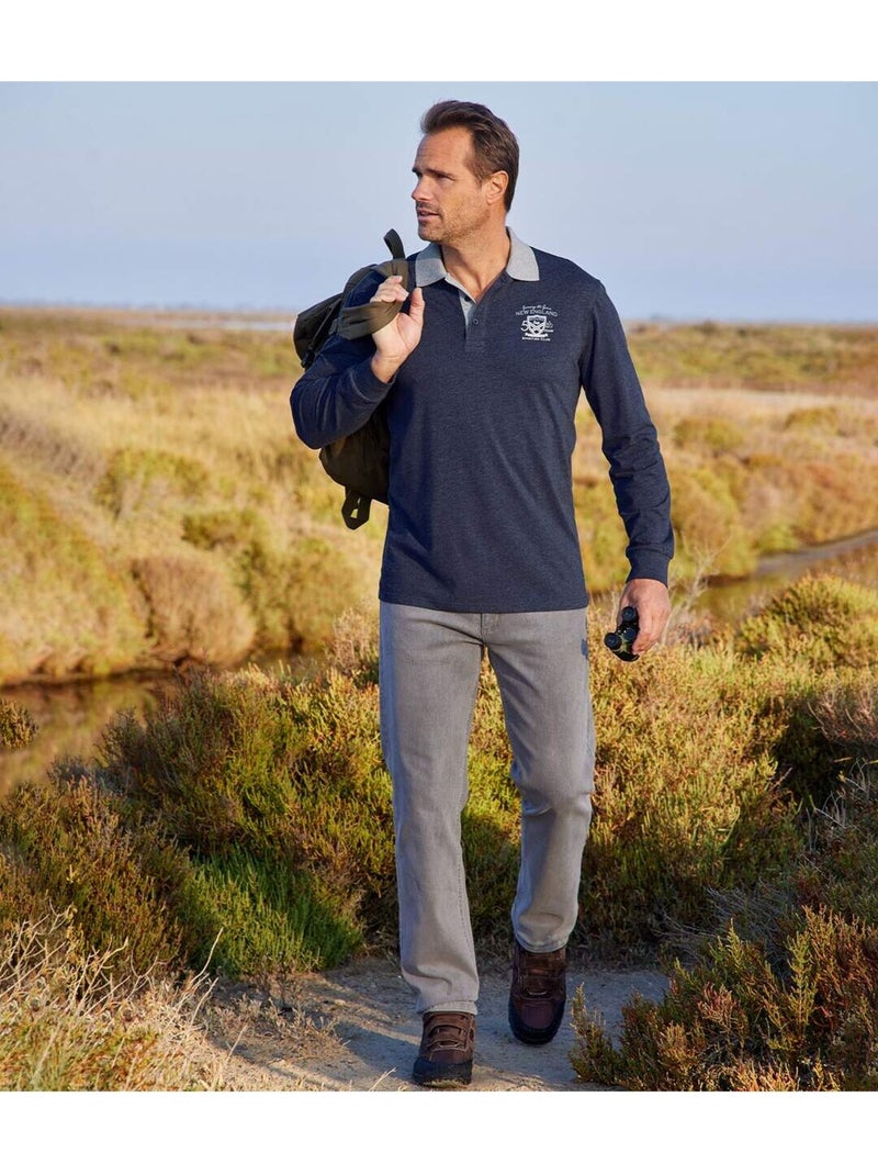 Grijze stretchjeans  - ATLAS FOR MEN Grijs - Kiabi