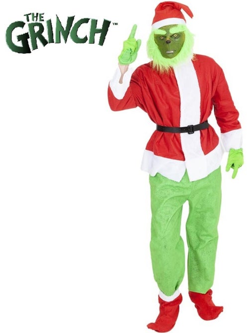 Grinch-kostuum met hoed en masker. - Kiabi