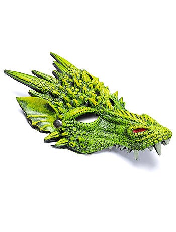 Groen drakenmasker kostuum | great pretenders