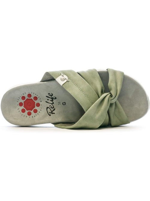 Groene dames sandalen relife lisandra - Kiabi
