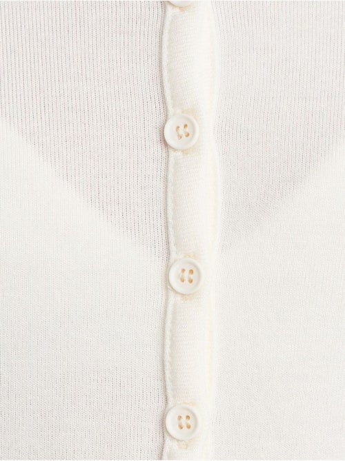 Grofgebreid vest met knoopsluiting dilvin - Kiabi Grofgebreid vest met knoopsluiting dilvin - Kiabi
