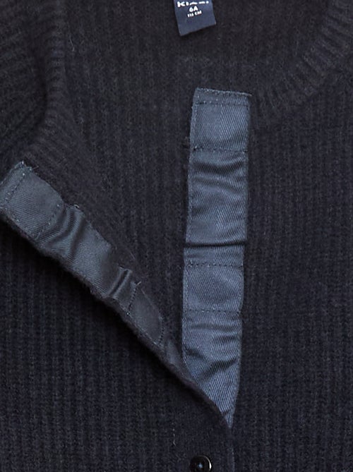 Grofgebreid vest met magnetische sluiting - So Easy - Kiabi