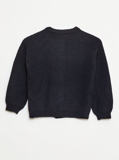 Grofgebreid vest met magnetische sluiting - So Easy - Kiabi