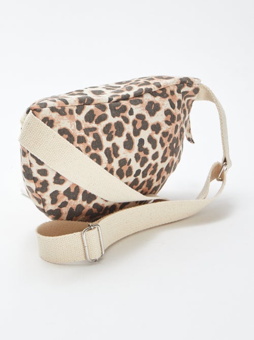 Groot heuptasje met geweven etiket - Kiabi