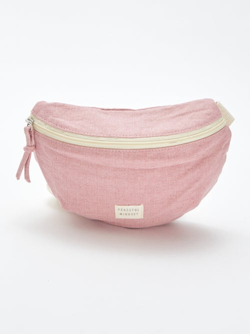 Groot heuptasje met geweven etiket - Kiabi