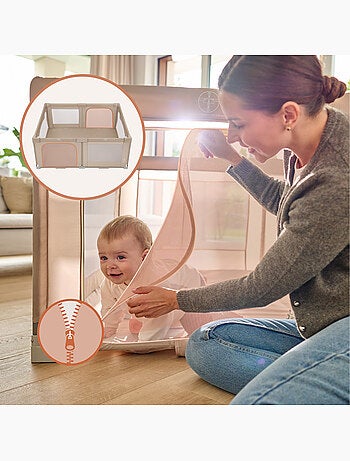 Grote Babybox LIONELO Florence - Snelle Montage - Ruim - Inclusief Reistas