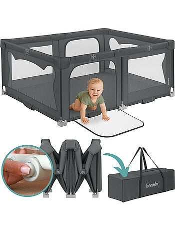 Grote Babybox LIONELO Florence - Snelle Montage - Ruim - Inclusief Reistas