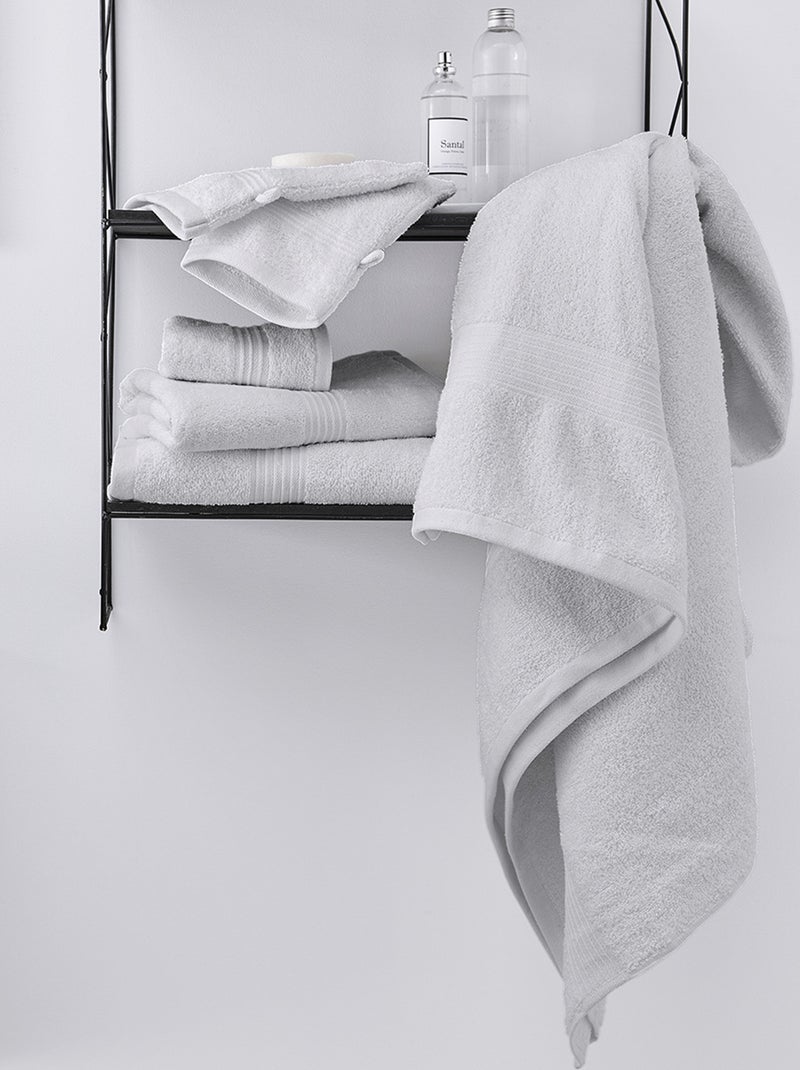 Grote badhanddoek 90 x 150 cm WIT - Kiabi