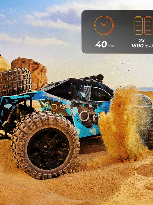 Grote bestuurbare auto OVERMAX Hooligan - Snelheid 35 km/u - 4x4-tractie - 40 min - Kiabi Grote bestuurbare auto OVERMAX Hooligan - Snelheid 35 km/u - 4x4-tractie - 40 min - Kiabi