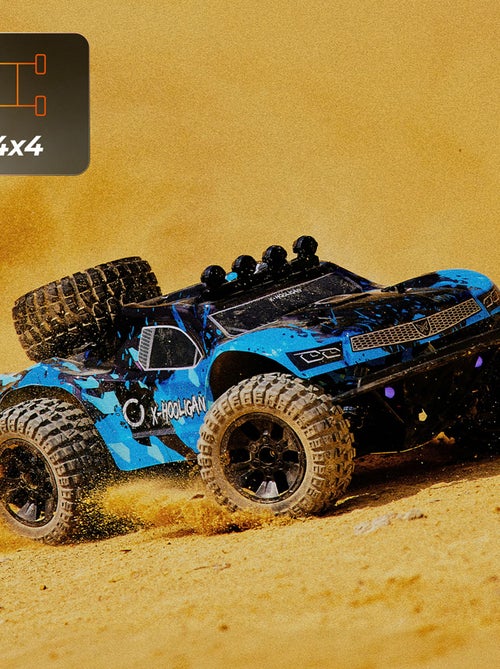 Grote bestuurbare auto OVERMAX Hooligan - Snelheid 35 km/u - 4x4-tractie - 40 min - Kiabi Grote bestuurbare auto OVERMAX Hooligan - Snelheid 35 km/u - 4x4-tractie - 40 min - Kiabi