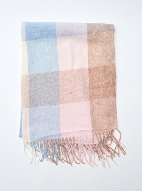 Grote geruite sjaal - Kiabi