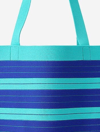 Grote gestreepte shopper