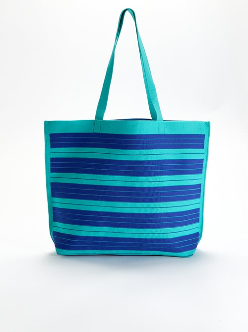 Grote gestreepte shopper - Kiabi
