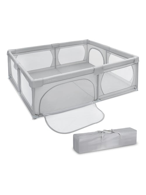 Grote inklapbare kinderbox 200 x 180 cm – veilig en ruim speelparadijs - Kiabi Grote inklapbare kinderbox 200 x 180 cm – veilig en ruim speelparadijs - Kiabi