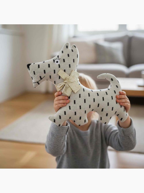 Grote katoenen knuffelhond - Kiabi