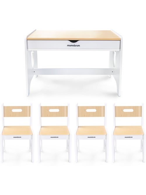 Grote mamabrum tafel- en stoelset voor kinderen vanaf 3 jaar - Kiabi Grote mamabrum tafel- en stoelset voor kinderen vanaf 3 jaar - Kiabi
