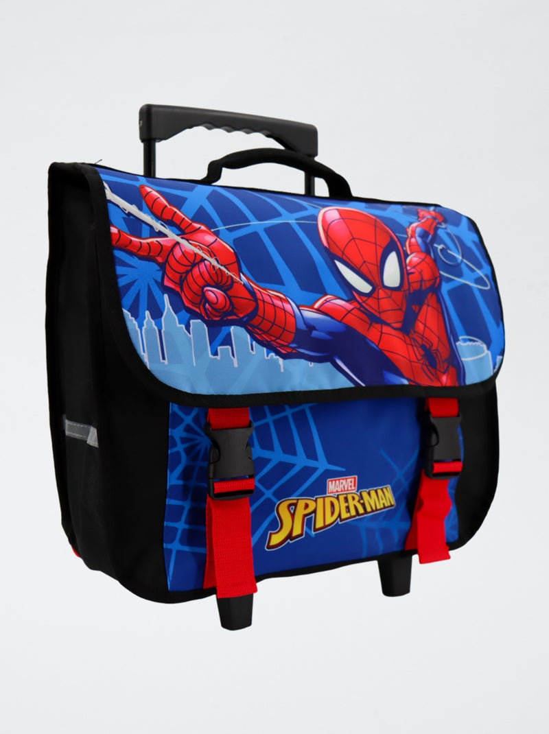 Grote schooltas met wieltjes 'Spider-Man' Blauw - Kiabi