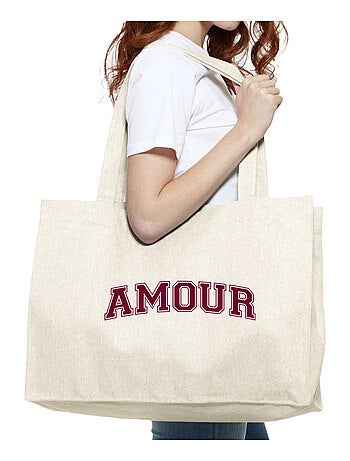 Grote shopper AMOUR TYPO USA