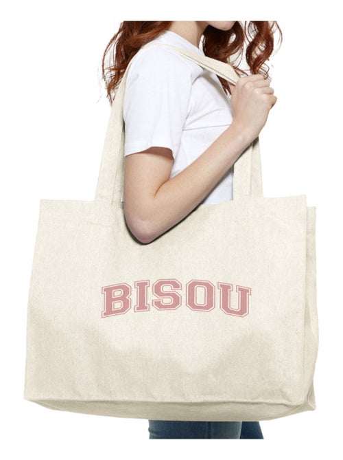 Grote shopper BISOU TYPO USA - Kiabi Grote shopper BISOU TYPO USA - Kiabi