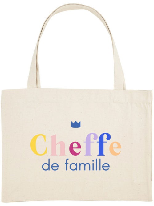 Grote shopper CHEFFE DE FAMILLE - Kiabi Grote shopper CHEFFE DE FAMILLE - Kiabi