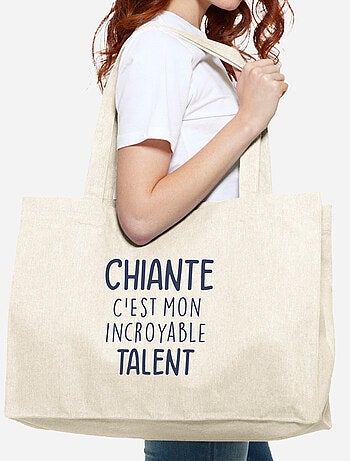 Grote shopper CHIANTE C'EST MON INCROYABLE TALENT