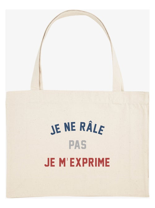 Grote shopper JE NE RÂLE PAS JE M'EXPRIME - Kiabi Grote shopper JE NE RÂLE PAS JE M'EXPRIME - Kiabi