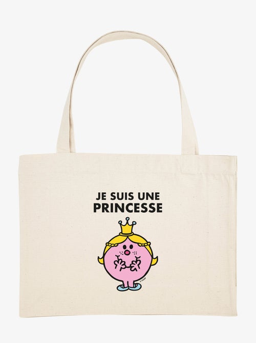 Grote shopper JE SUIS UNE PRINCESSE FACE - Kiabi Grote shopper JE SUIS UNE PRINCESSE FACE - Kiabi