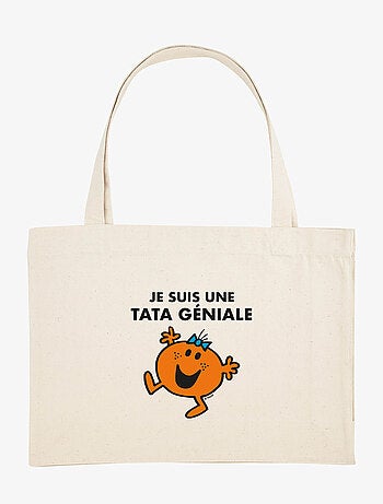 Grote shopper JE SUIS UNE TATA GENIALE