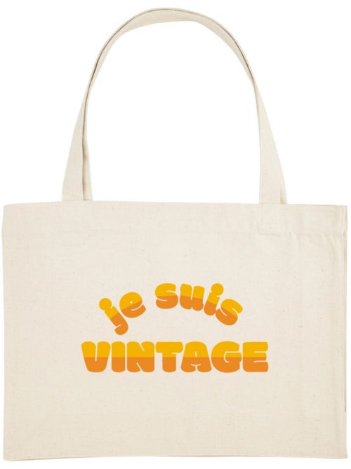 Grote shopper JE SUIS VINTAGE - Kiabi Grote shopper JE SUIS VINTAGE - Kiabi