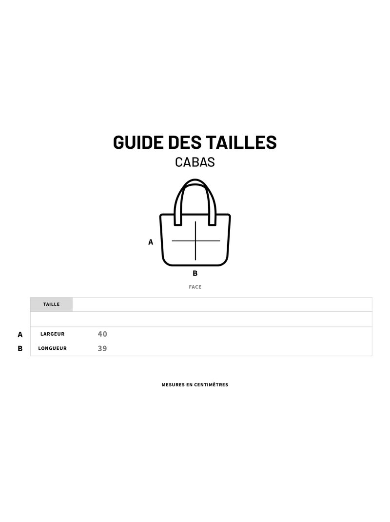Grote shopper JE VIEILLIS PAS JE PRENDS DE LA VALEUR ENKR Beige - Kiabi