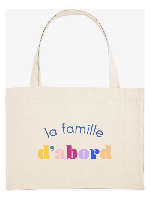 Grote shopper LA FAMILLE D'ABORD - Kiabi Grote shopper LA FAMILLE D'ABORD - Kiabi