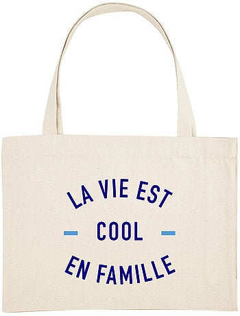 Grote shopper LA VIE EST COOL EN FAMILLE